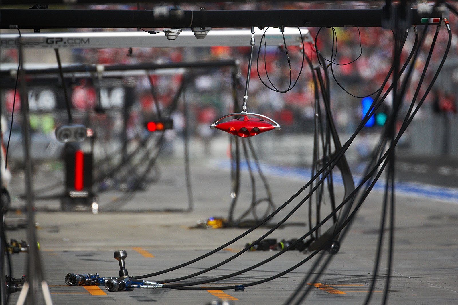 Still life in pit lane