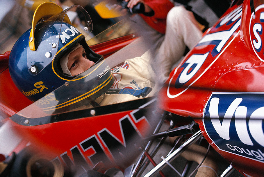 Swedish March driver Ronnie Peterson