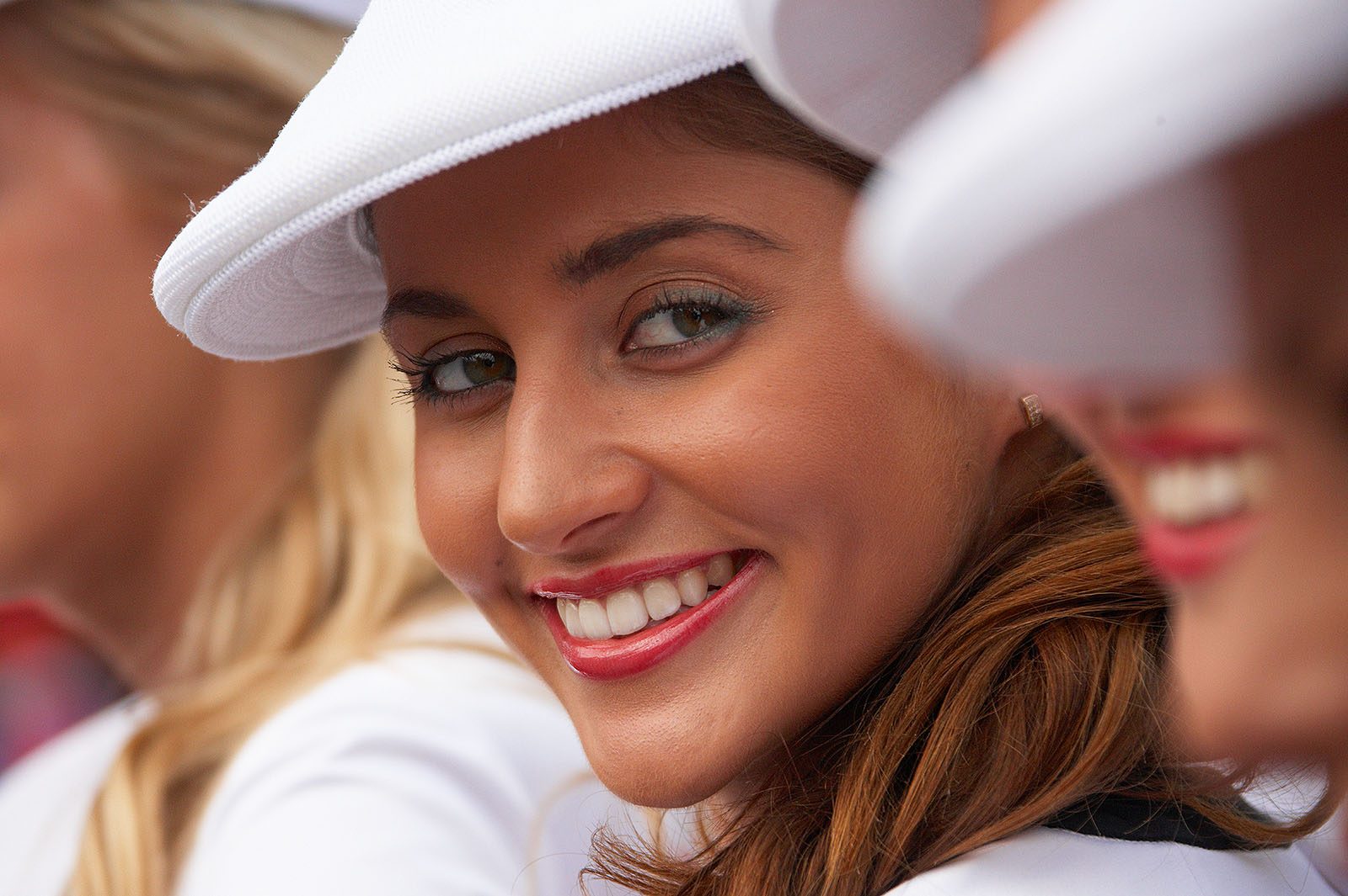 ...and one more grid girl