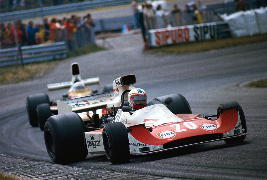 Southafrican Ian Scheckter in a Williams FW03, elder brother of later F1 World Champion Jody Scheckter, drove on this event instead of the regular driver Arturo Merzario who was on strike because he rated the car as not competitive.