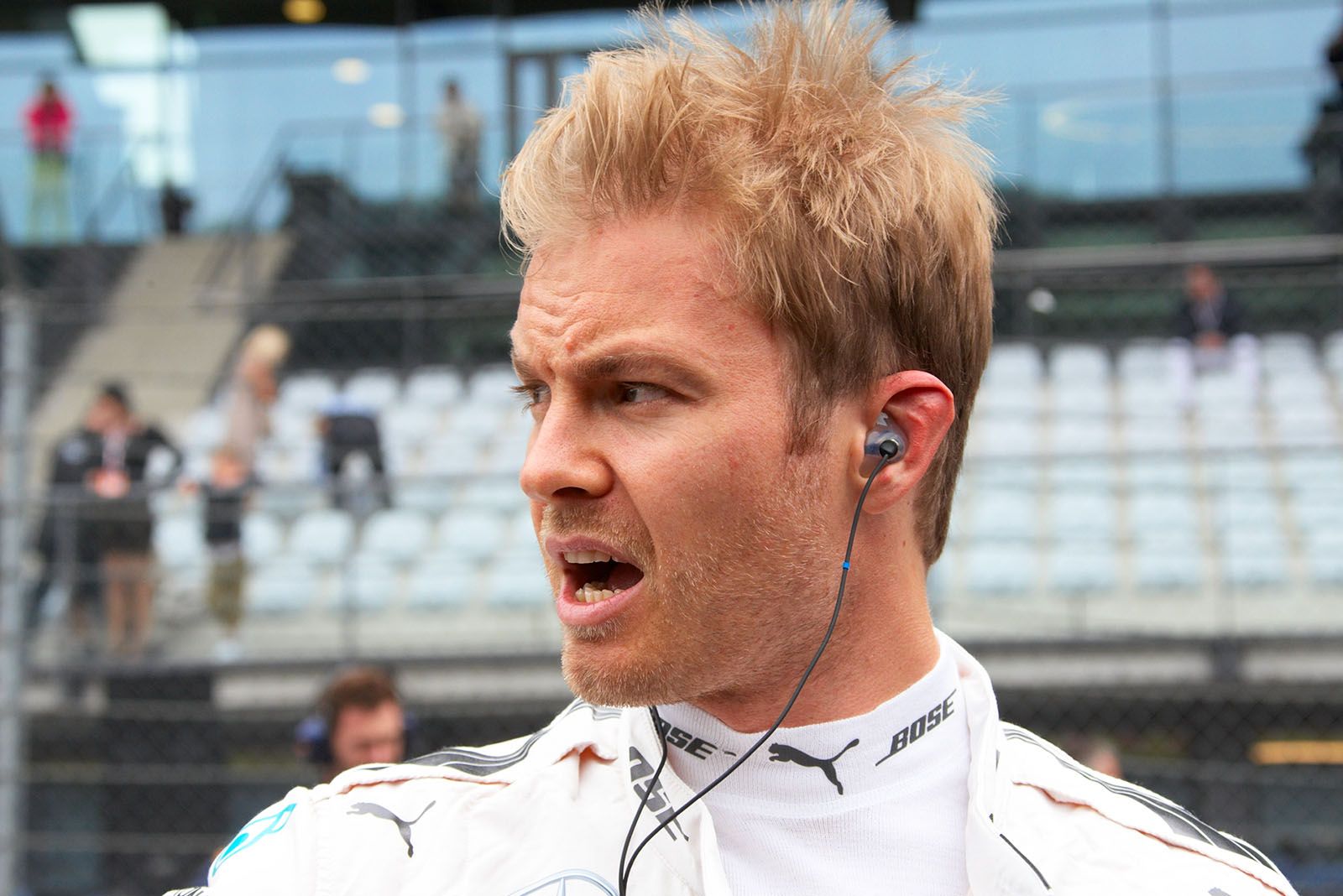 Championship leader Nico Rosberg