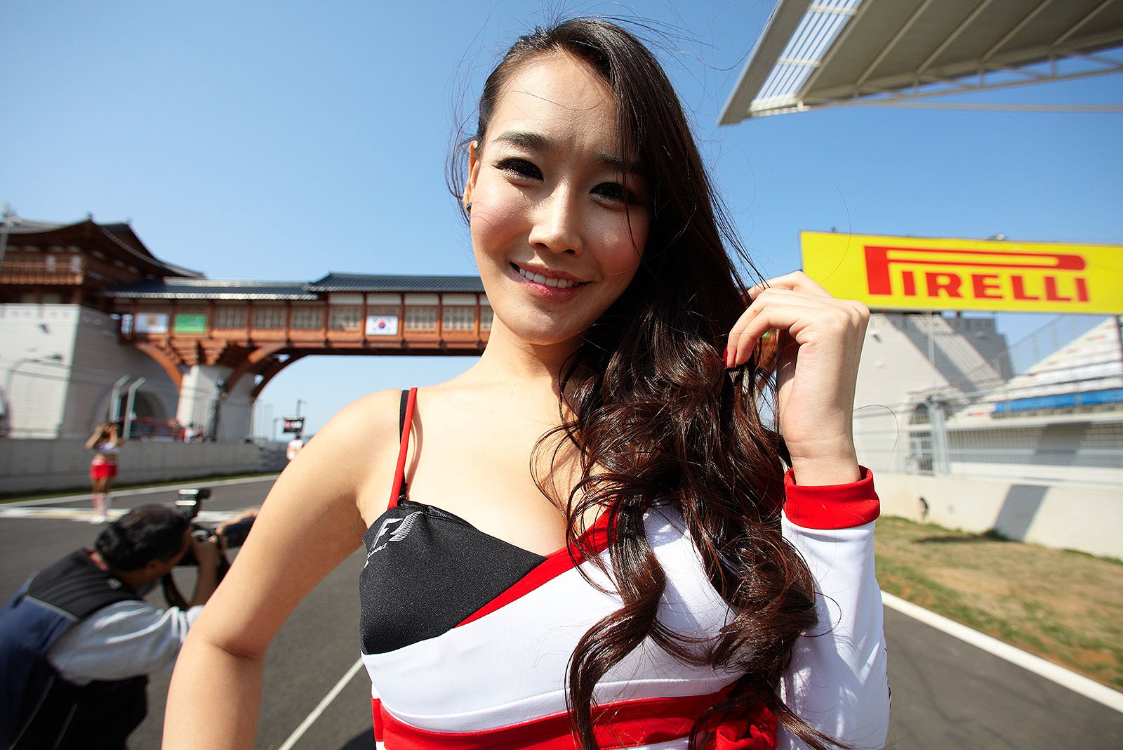 And one more Korean grid girl