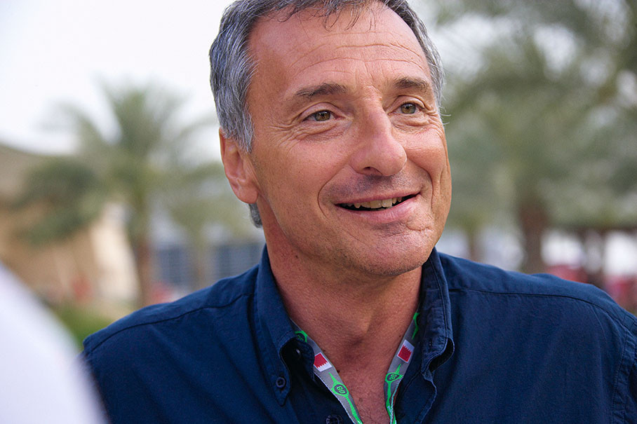 Former F1 driver, Italian Riccardo Patrese
