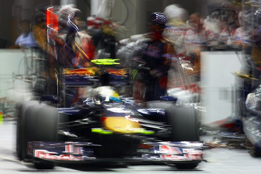 Pit stop of Sebastien Buemi, Toro Rosso