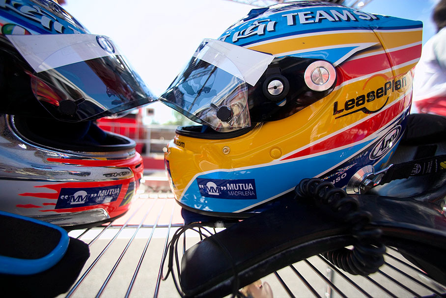 Helmet of Fernando Alonso