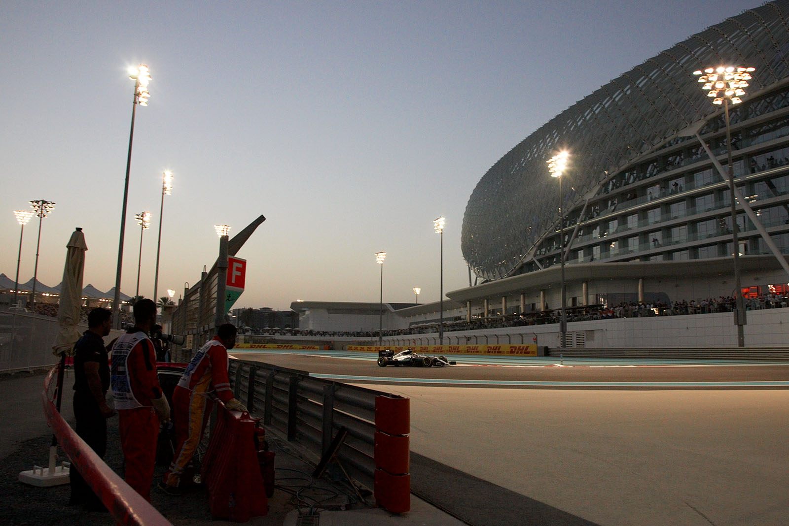 Lewis Hamilton, Mercedes, at the Yas Viceroy Abu Dhabi Hotel, Abu Dhabi Grand Prix, 2016