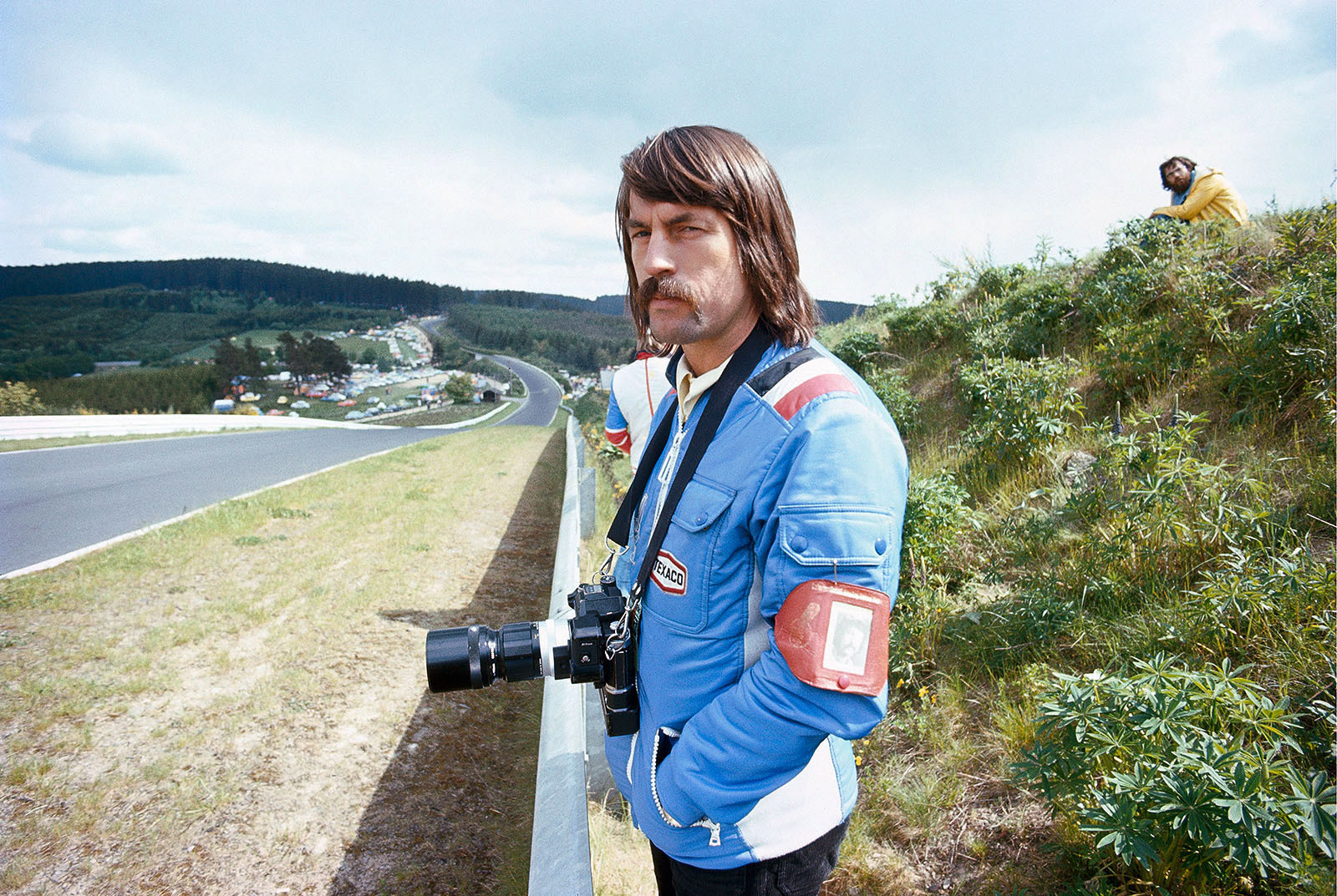 Rainer W. Schlegelmilch at "Flugplatz", Nurburgring, German Grand Prix, 1971