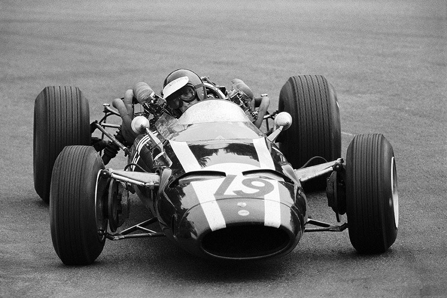 Jochen Rindt on Cooper-Maserati T81, Belgium Grand Prix 1966, Spa-Franchorchamps