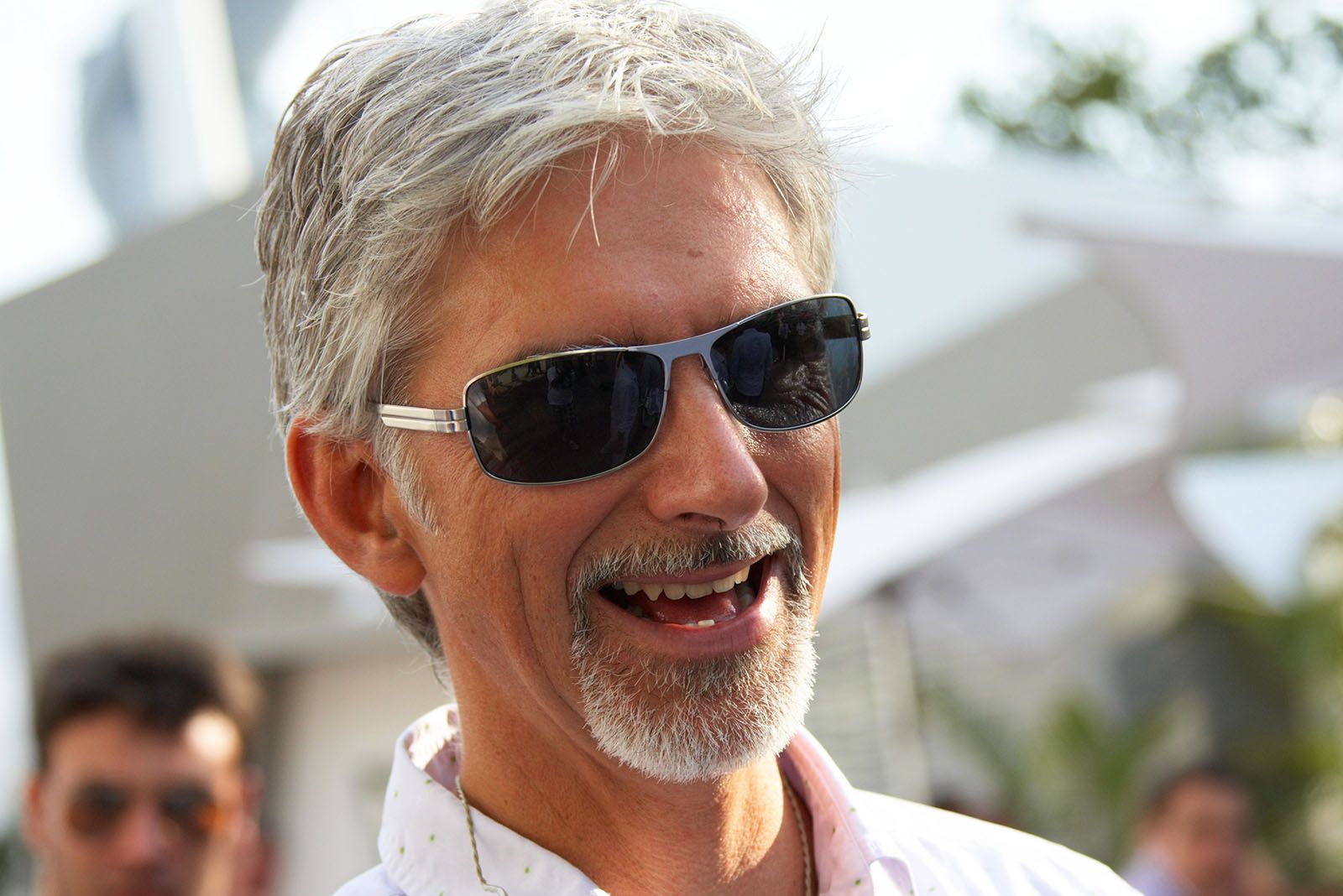 A regulary Grand Prix visitor: Damon Hill, Formula 1 World Champion in 1996