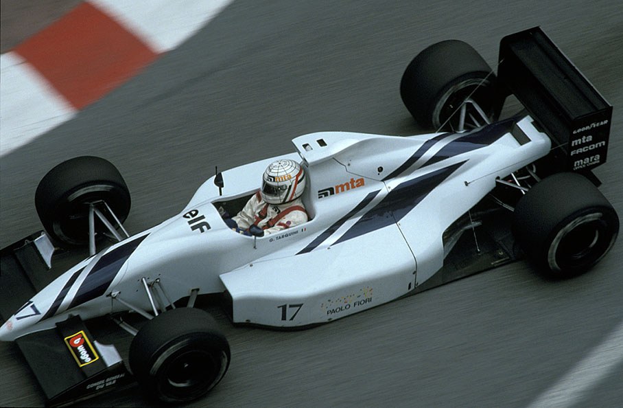 Gabriele Tarquini in his AGS-Ford