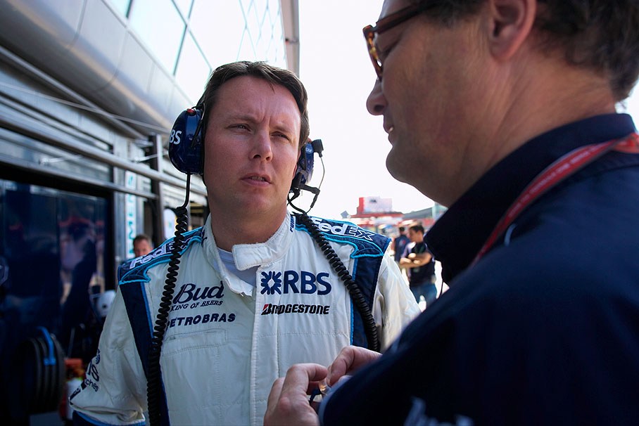 Williams technical director Sam Michael with his chief engineer Frank Dernie