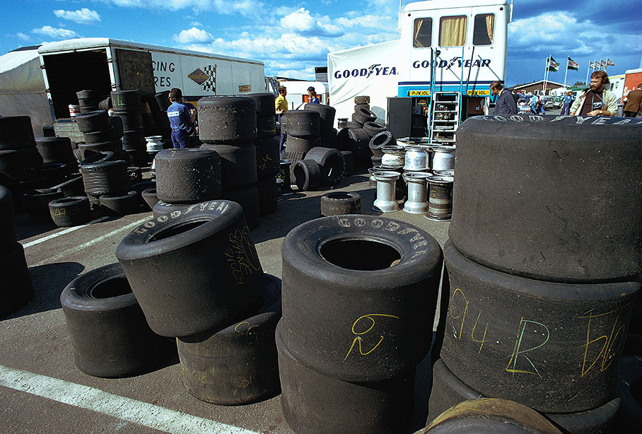Tyre supplier Goodyear's maintenance area
