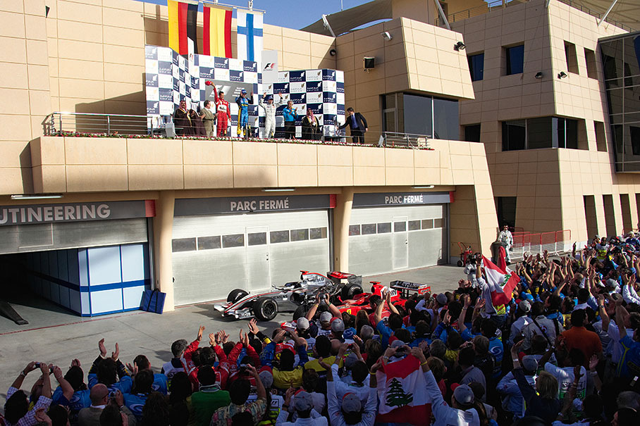 Podium ceremony