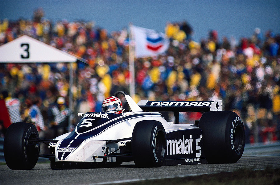 Brazilian Nelson Piquet, Brabham, contender for the campioship in the 1980's season