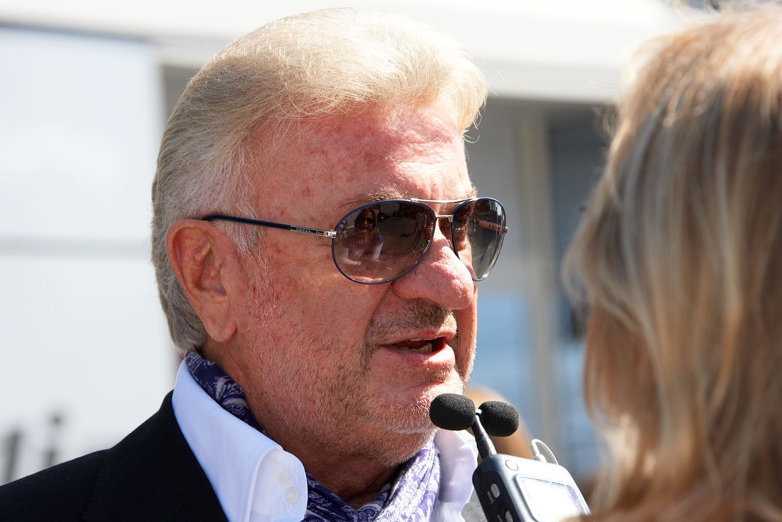 Michael and Ralf Schumacher's former manager Willi Weber visits Spa for the occasion of Michael's 300 Grand Prix anniversary celebration (he presently manages Nico Hulkenberg and Naomi Campbell)