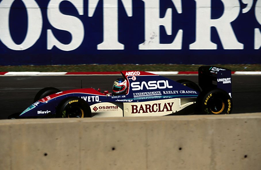 Rubens Barrichello at his first Formula One employment