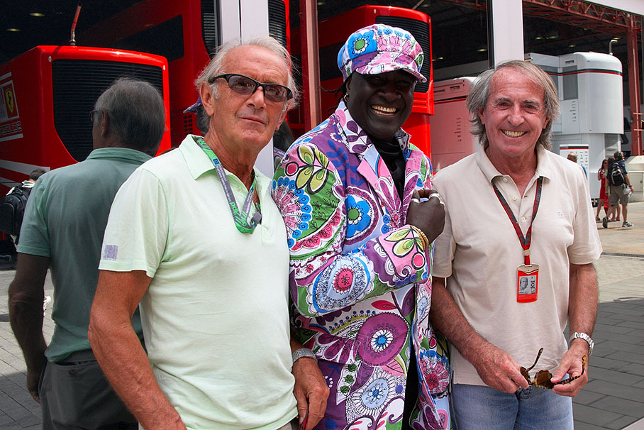 Pierre "Le Parrain" Landereau, Moko and the legendary Jacques Laffite