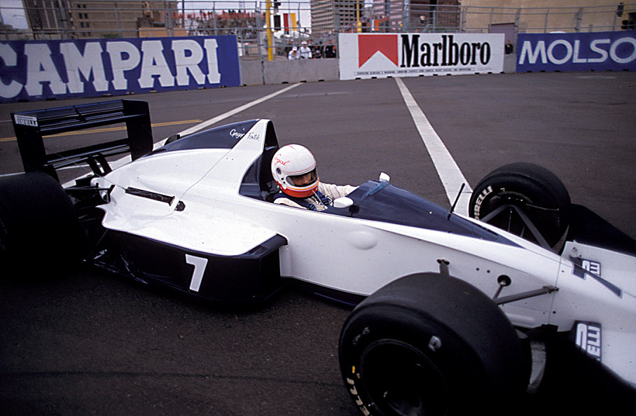 Gregor Foitek in an unbranded Brabham-Judd