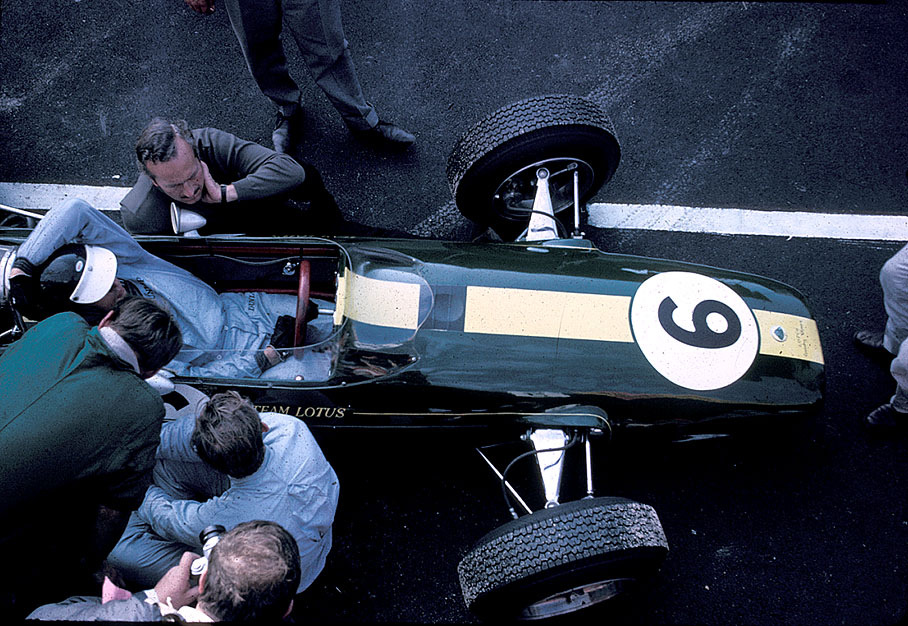 Jim Clark and Colin Chapman