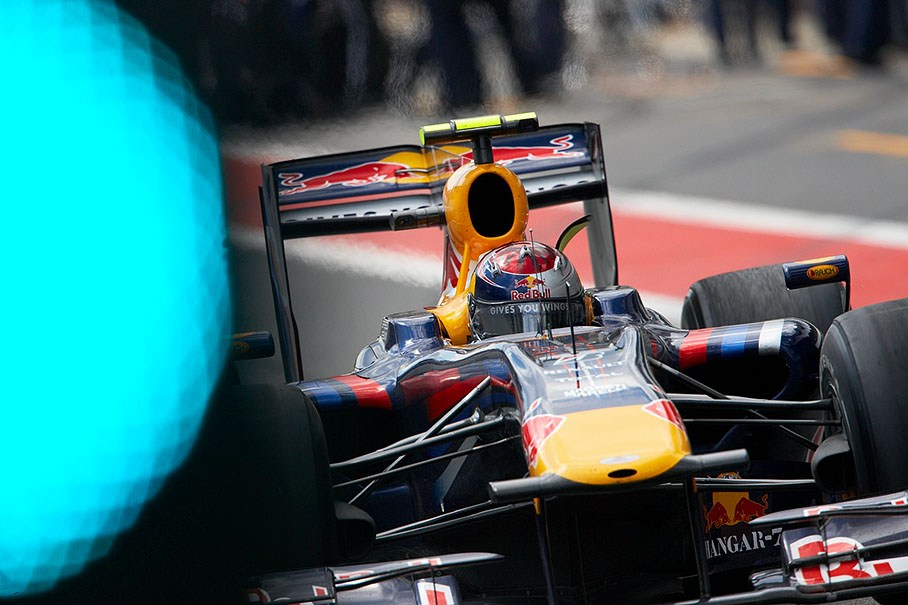 Green lights for Sebastian Vettel, Red Bull Racing