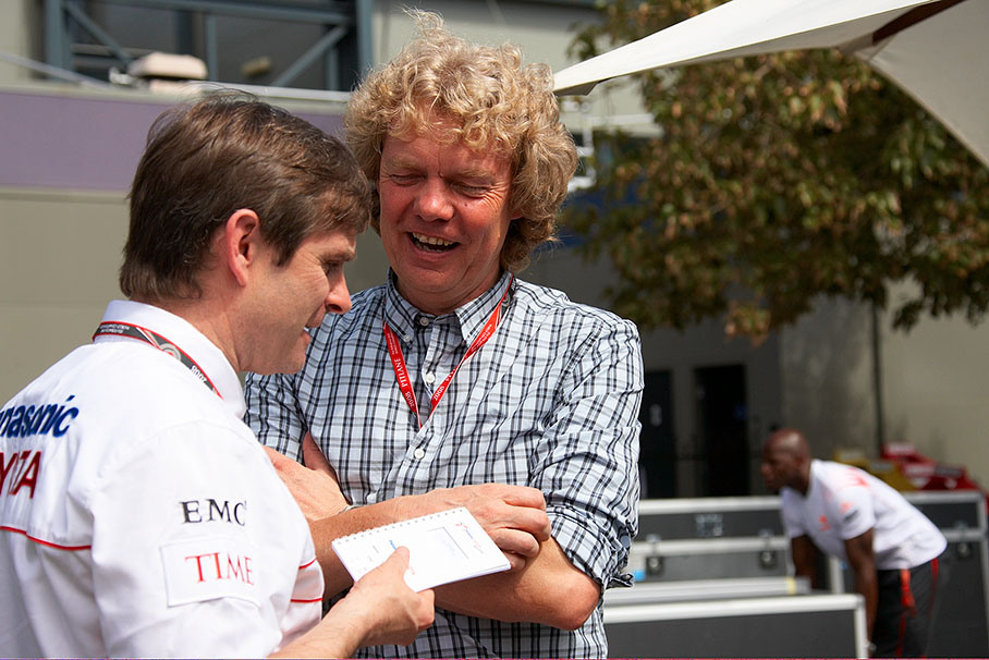 Timo Glock's manager Hans-Bernd Kamps