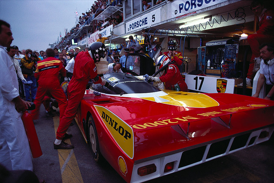 Le Mans 24h 1988, Porsche 962C (# 17 H.-J. Stuck, Klaus Ludwig, Derek Bell)