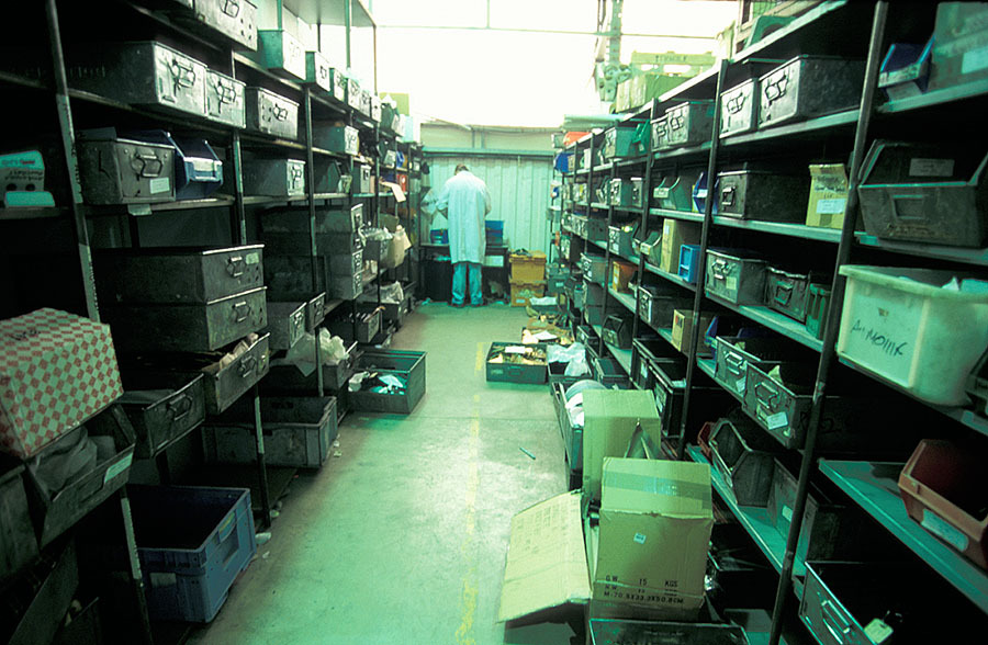 Lotus factory in Hethel, Norfolk, England 1999
