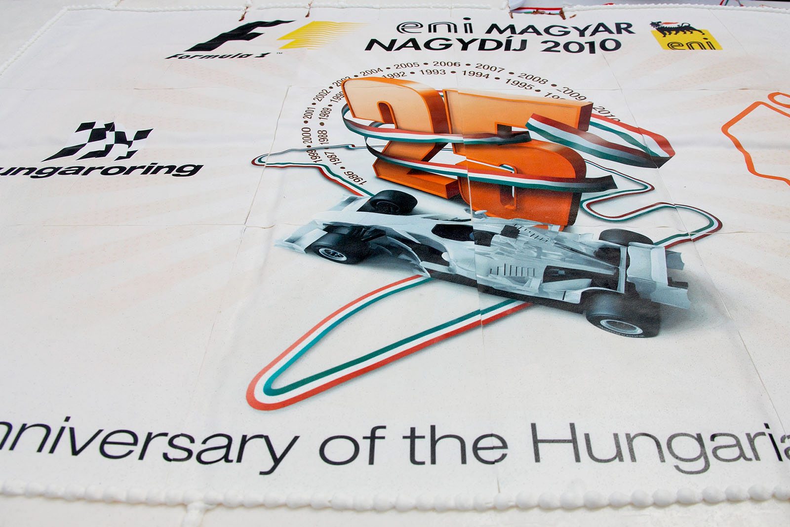 Hungaroring 25th anniversary cake